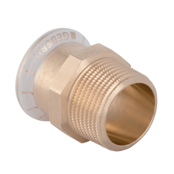 GN617010000 Geberit Mapress Koper Puntstuk 12x3/8 (bu.dr. x pers, brons)