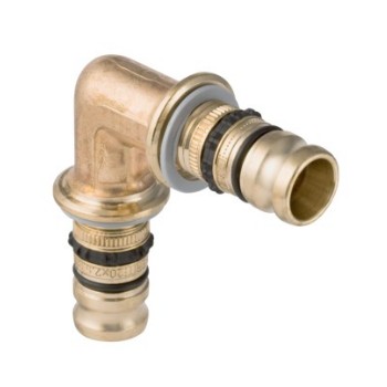 61127100500 Geberit Mepla knie messing 90 gr 16