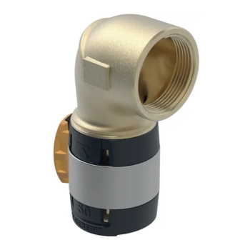 62053500100 Geberit FlowFit Schroefbus Bocht 50x1.1/2 (bi.dr. x pers, brons)