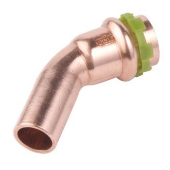 VH667021300000 VSH SudoPress Koper 45gr Bocht 28mm (pers x spie)