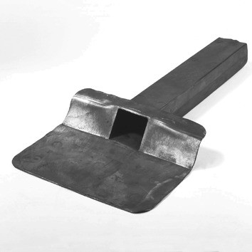 20033850000 Loden plakplaat U6x10cm zu 45o dich