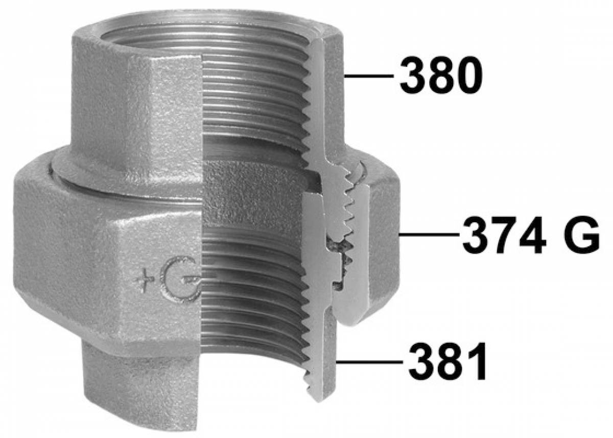 UNMIG02521F839 GF Mallea 3d kop con bi/bi 1” verzi